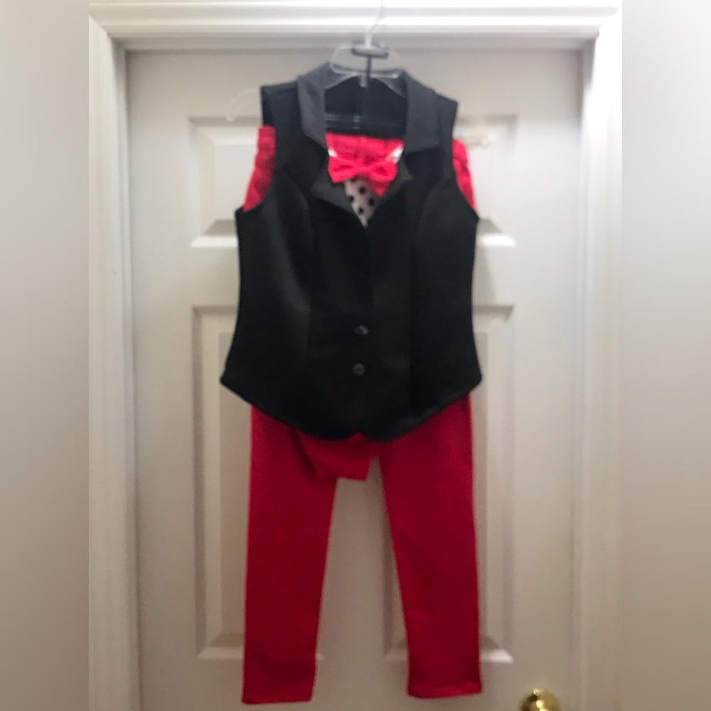 Weissman 3 Piece Dance Pants Costume Child XLarge EUC